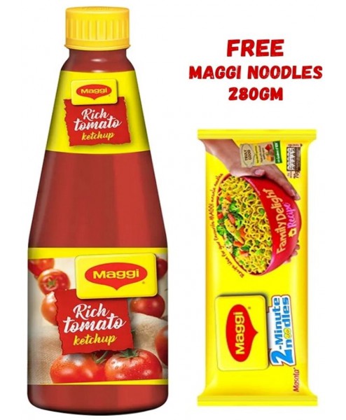 Maggi Rich Tomato Ketchup 1Kg + 280gm Maggi Free